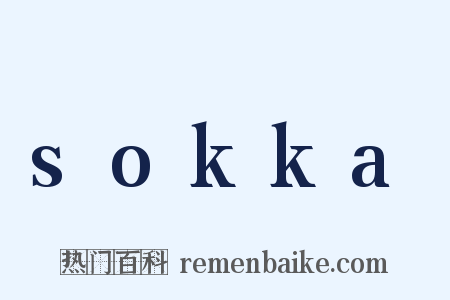 sokka是什么意思的图片